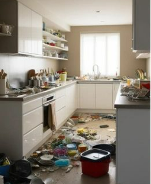 Before Kitchen cleaning – iLovah Cleaning Services Toowoomba